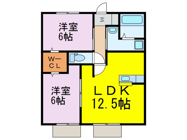 プラムタウン古河の物件間取画像